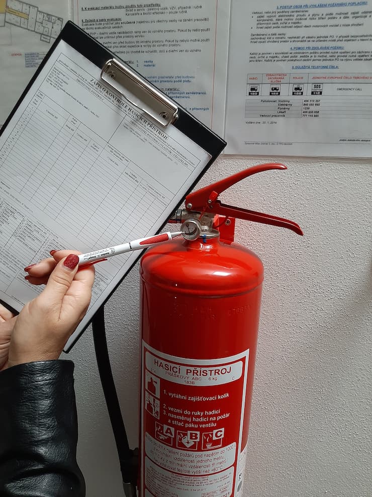 revize hasicích přístrojů