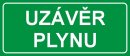 Uzávěr plynu-samolepicí fólie