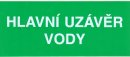 Hlavní uzávěr vody-samolepicí fólie - náhled produktu