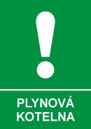 Plynová kotelna-samolepicí fólie