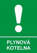 Plynová kotelna-samolepicí fólie