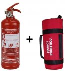 Práškový hasicí přístroj PR1e včetně návleku - náhled produktu