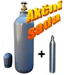 Tlaková lahev 6 kg CO2 nízká G3/4